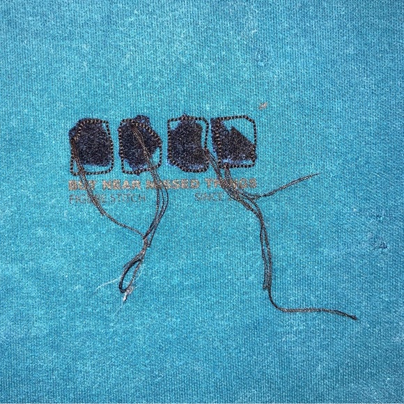 Ader Error Blue Stitched Logo Crewneck - Picture 3 of 14